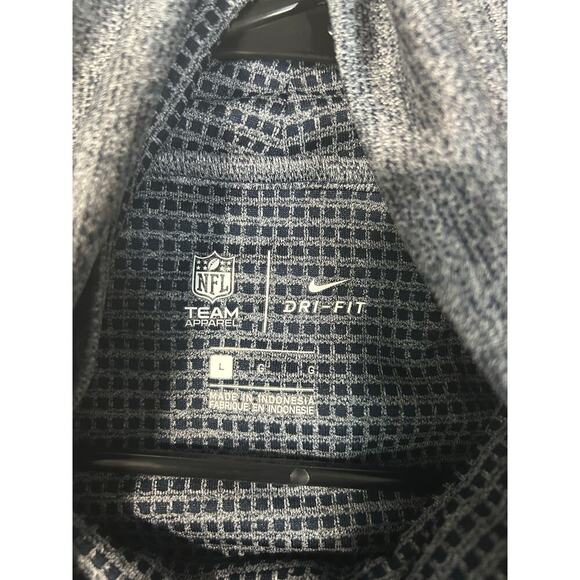 Nike Women's large Dallas Cowboys Football Funnel Neck Sweatshirt Hoodie Top - Picture 5 of 10